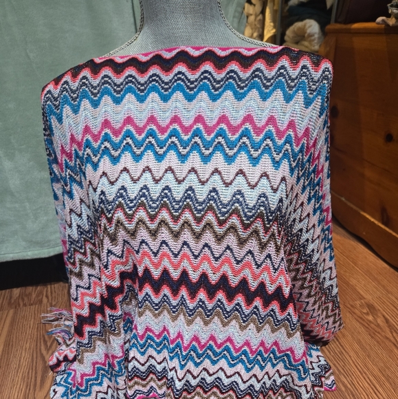 Missoni Sweaters - Colorful Zigzag Knit Sweater